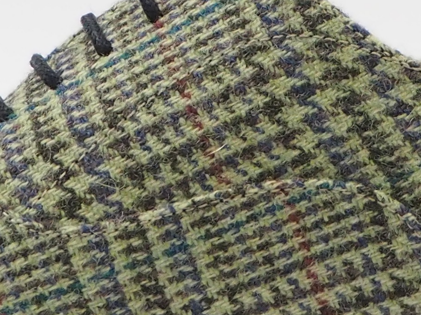 Multicolor Wool Tweed Men's Dress Shoes + Belt