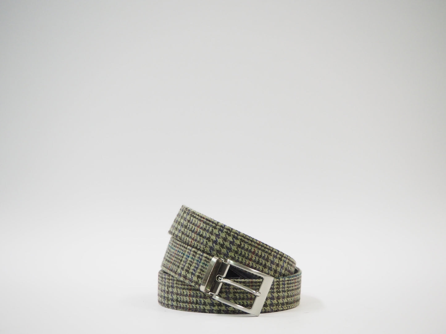 Multicolor Wool Tweed Men's Dress Shoes + Belt