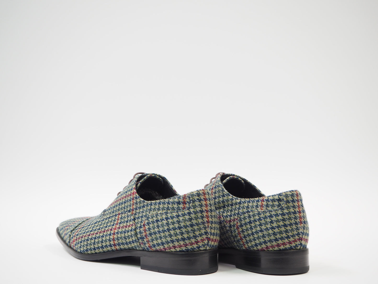 Blue & Green Men's Dress Shoes + Belt