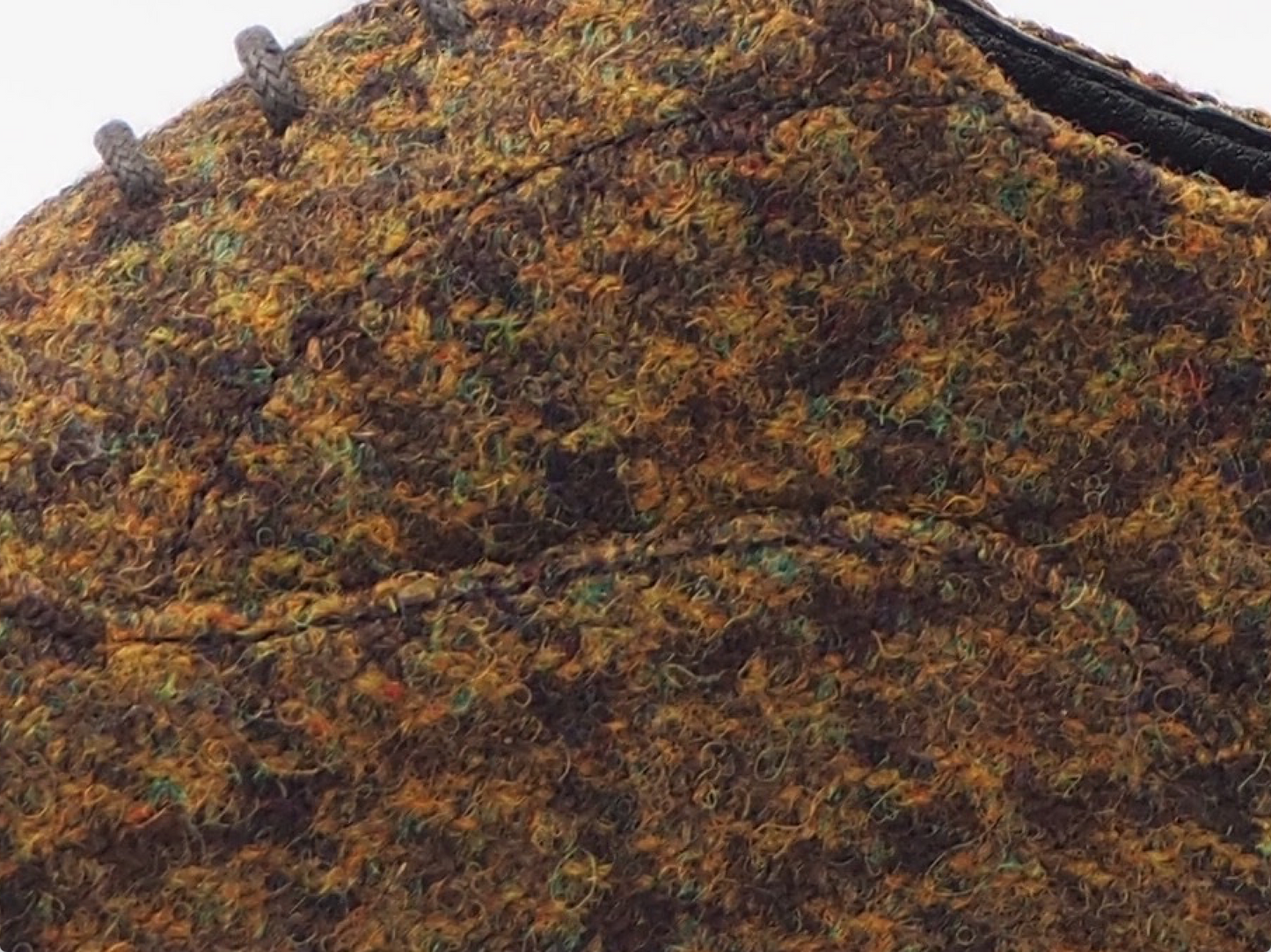 Brown Tweed Men's Dress Shoes + Belt