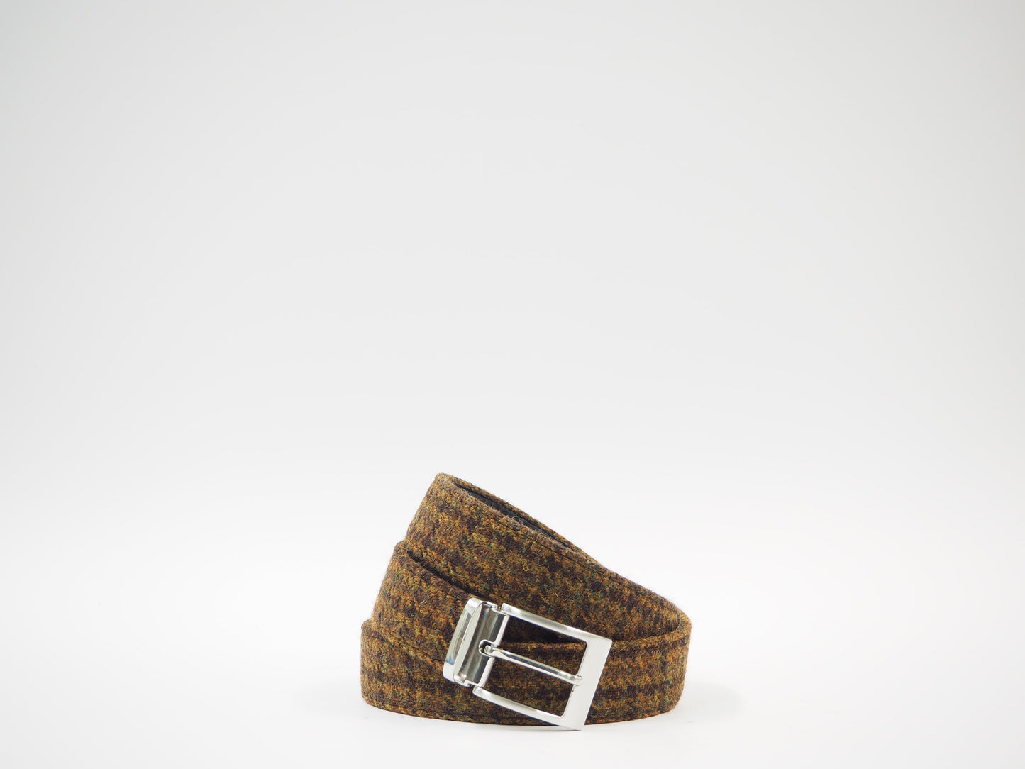Brown Tweed Men's Dress Shoes + Belt