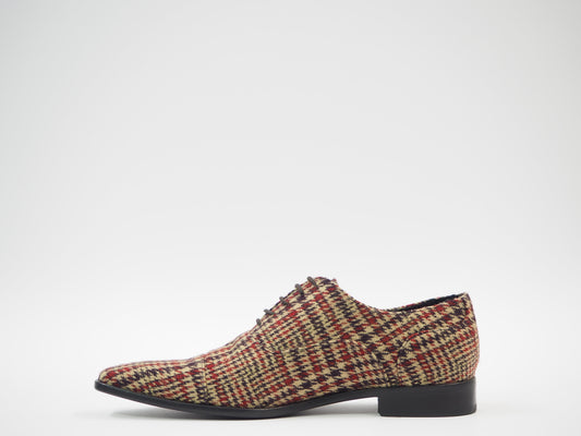 Tan & Red Men's Dress Shoes + Belt