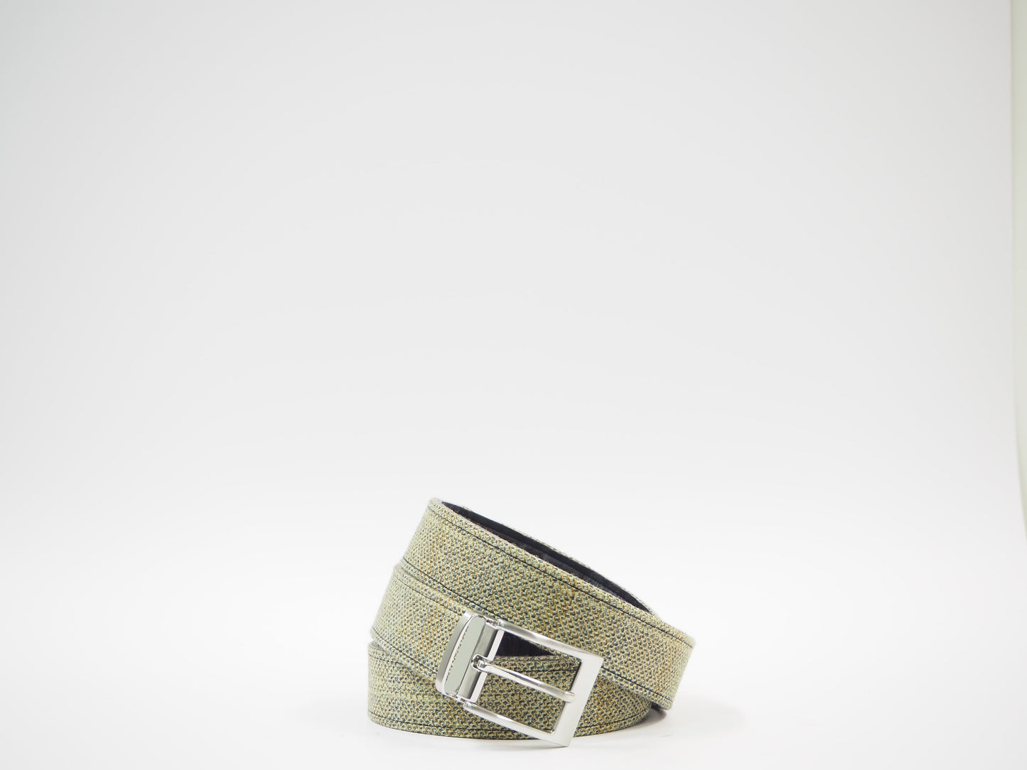 Gold & Olive Tweed Men's Dress Shoes + Belt