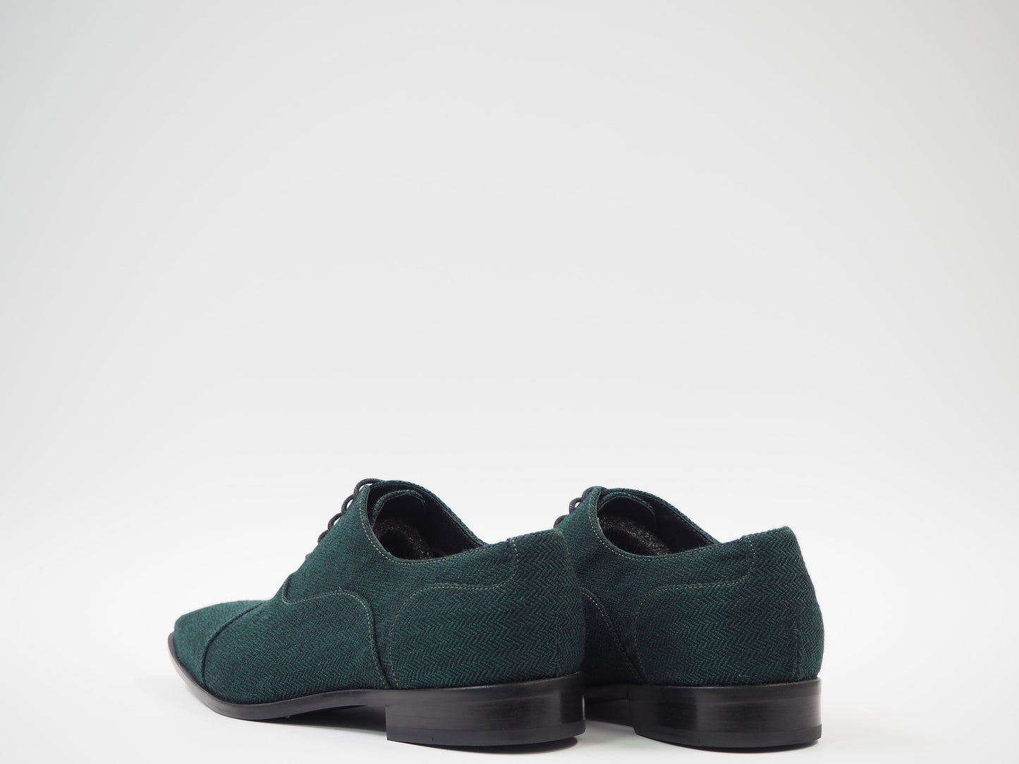 Black & Green Men's Dress Shoes + Belt