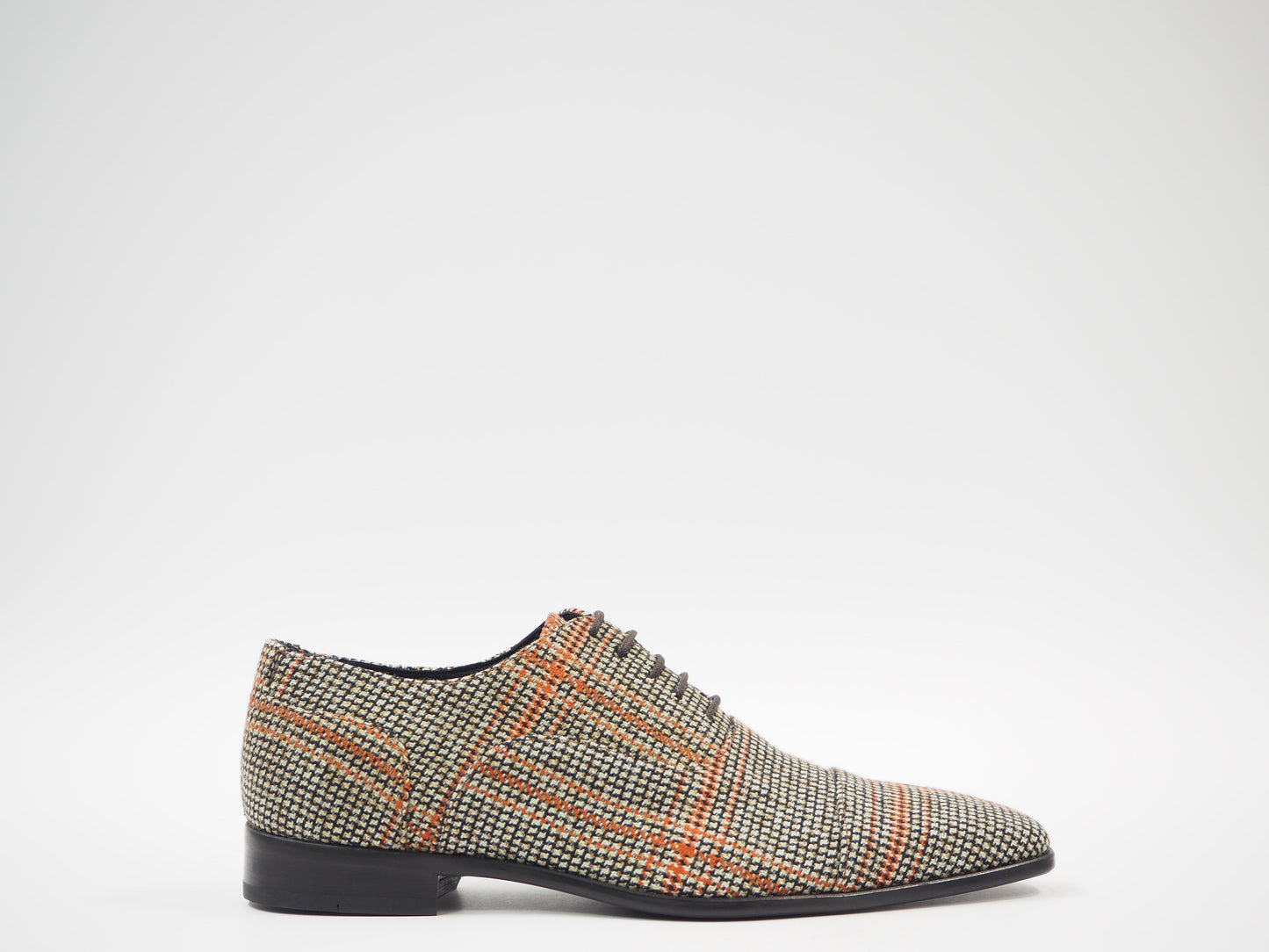 Brown & Orange Men's Dress Shoes + Belt