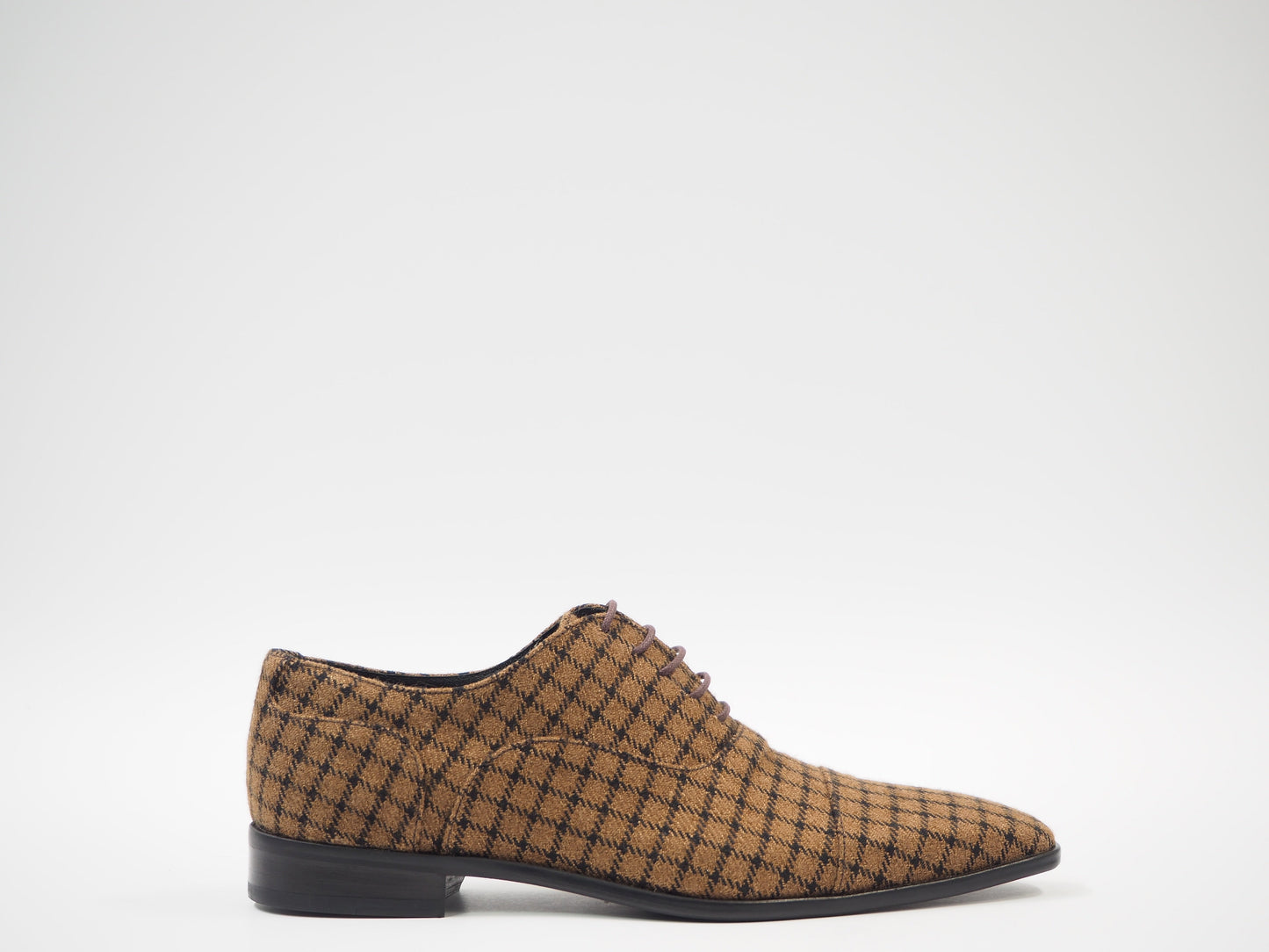 Black & Saddle Men's Dress Shoes + Belt