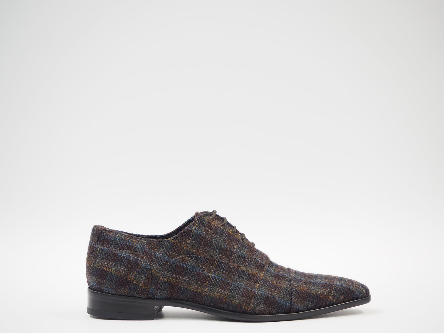 Maroon & Blue Men's Dress Shoes + Belt
