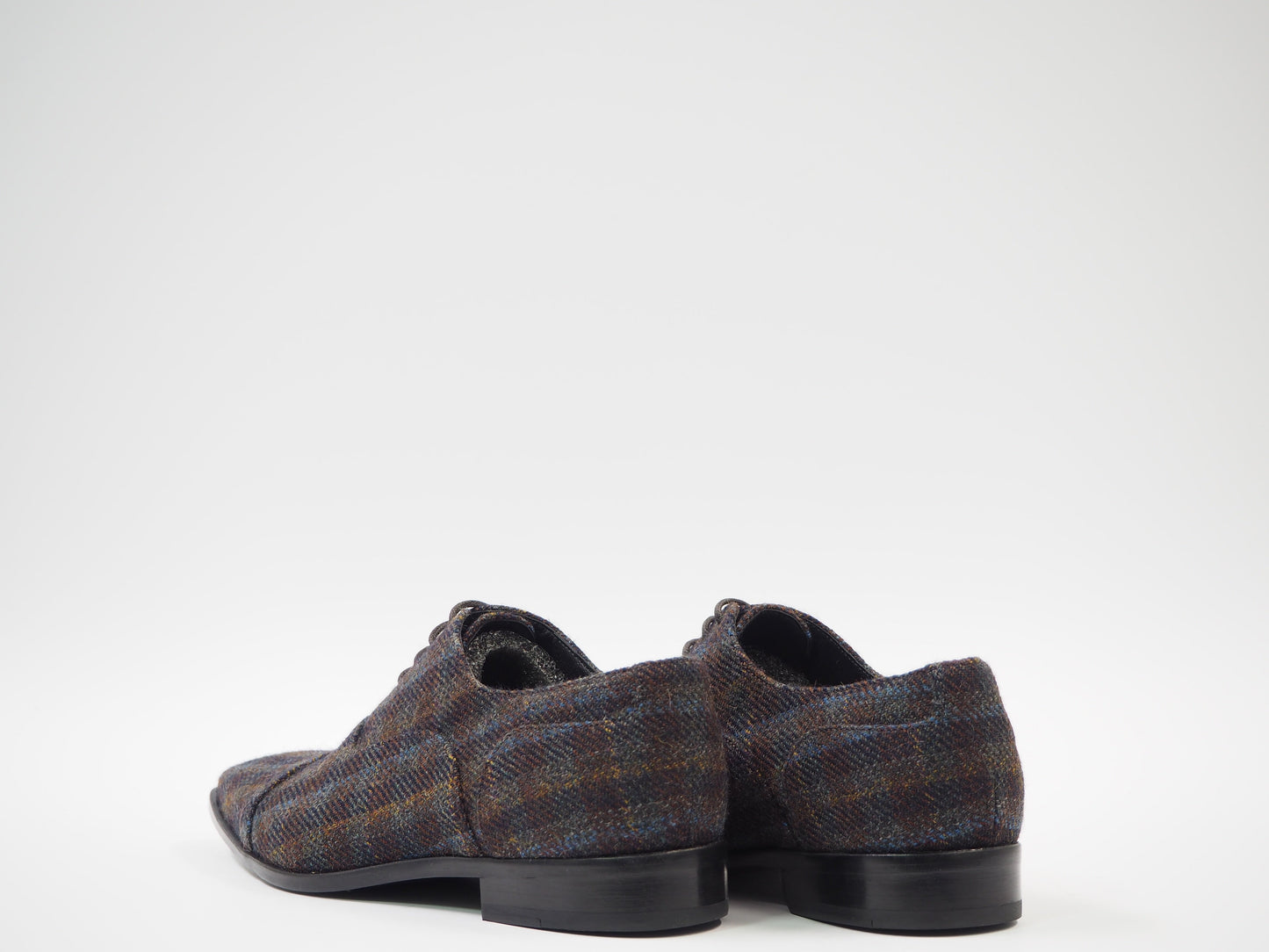 Maroon & Blue Men's Dress Shoes + Belt