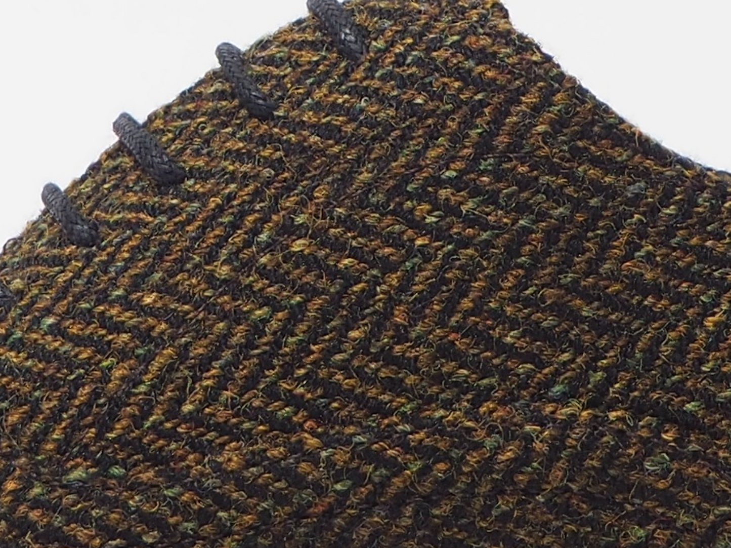 Brown & Black Tweed Men's Dress Shoes + Belt