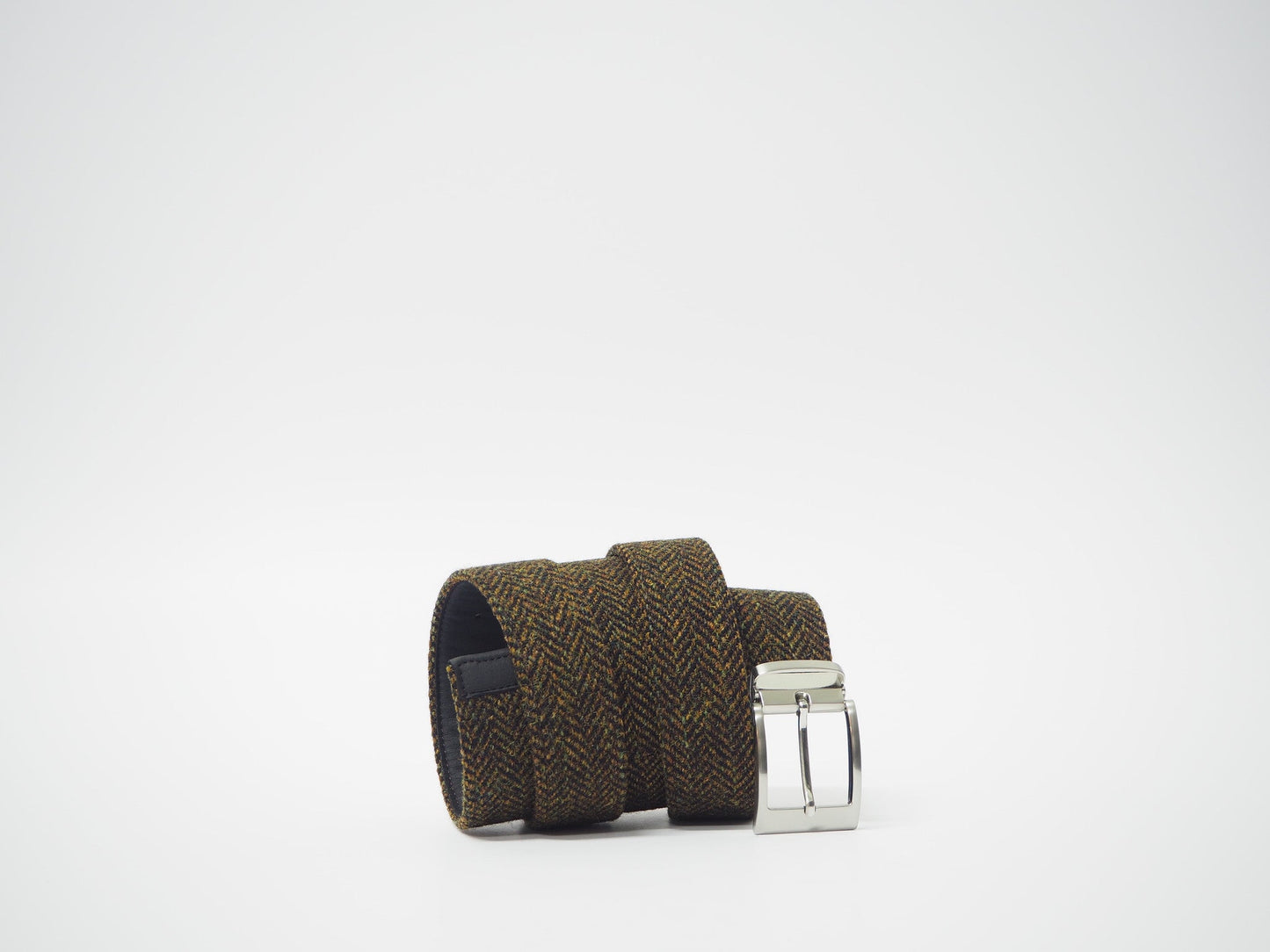 Brown & Black Tweed Men's Dress Shoes + Belt