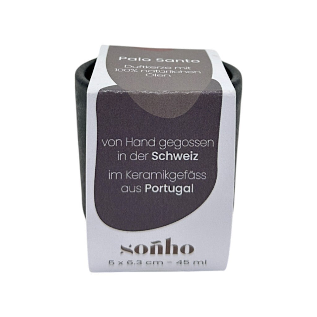 soñho Duftkerze ⌀ 5 cm, Palo Santo