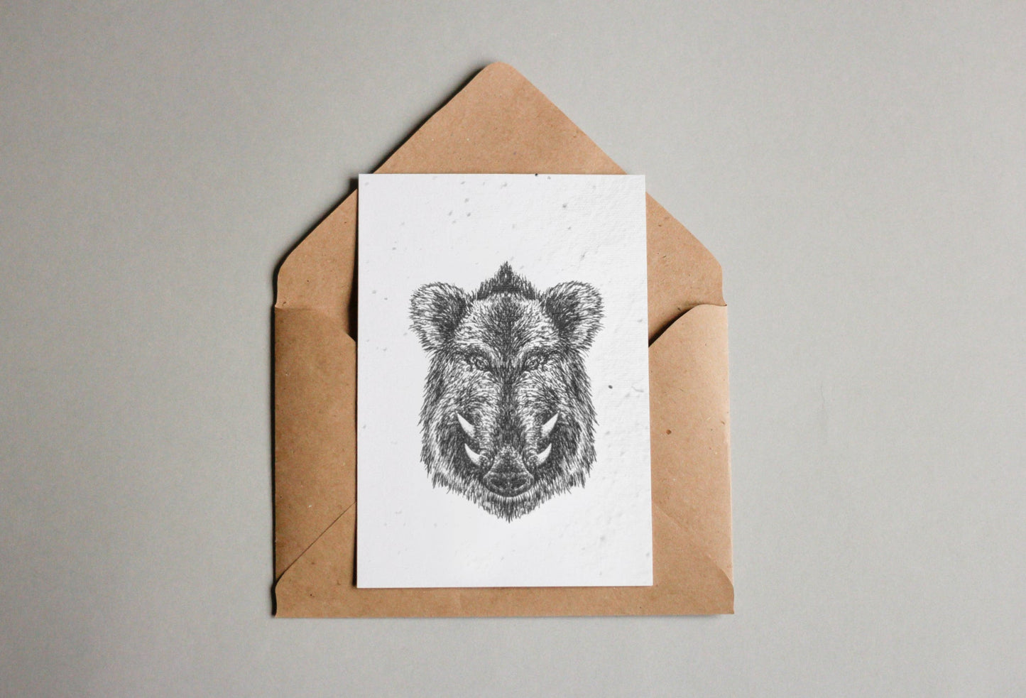 Kartenset aus Samenpapier - Waldtiere