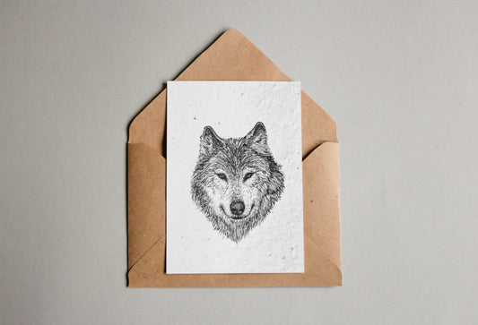 Kartenset aus Samenpapier - Waldtiere