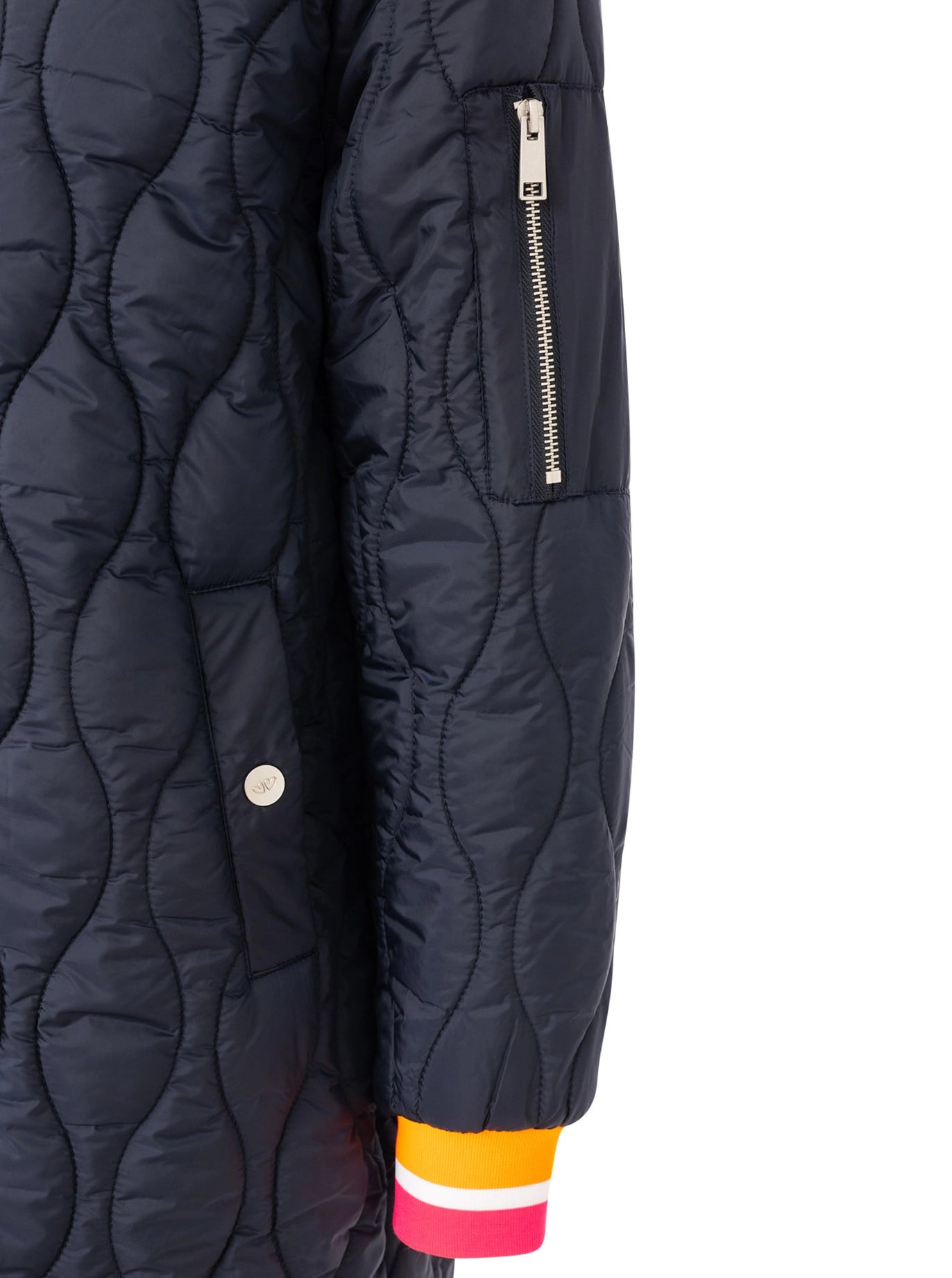 Bombermantel "Shine Hope Smile" blau