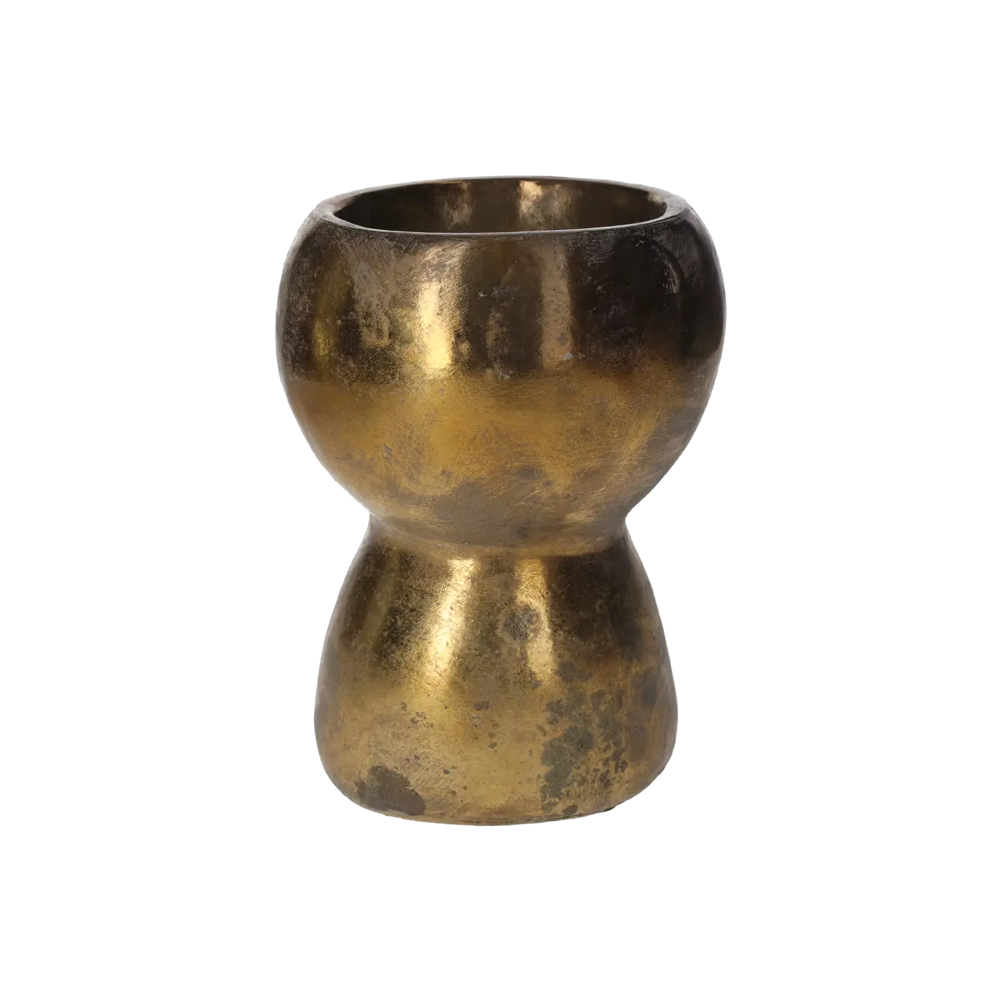 Dekorativer Kopf, gold, H 20 x 17 cm