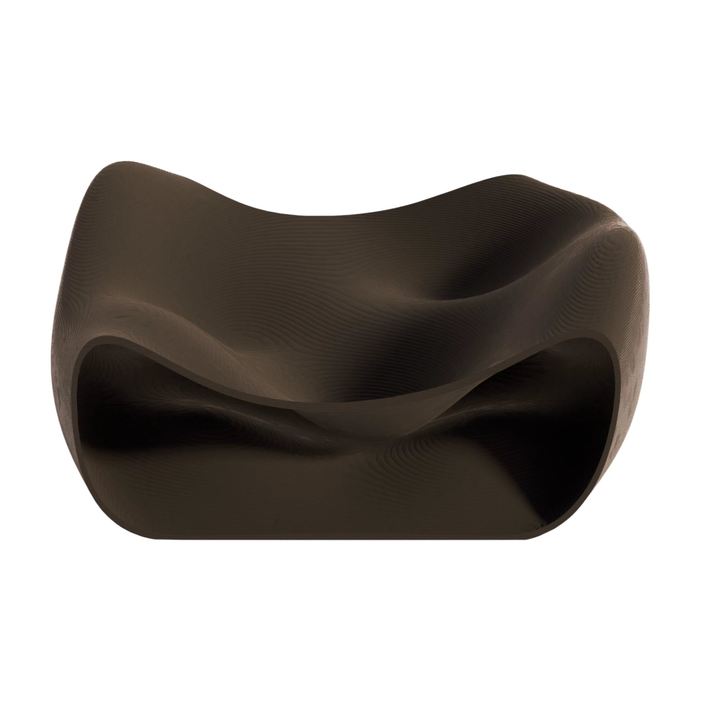 Fano Obstschale im modernen Design schwarz