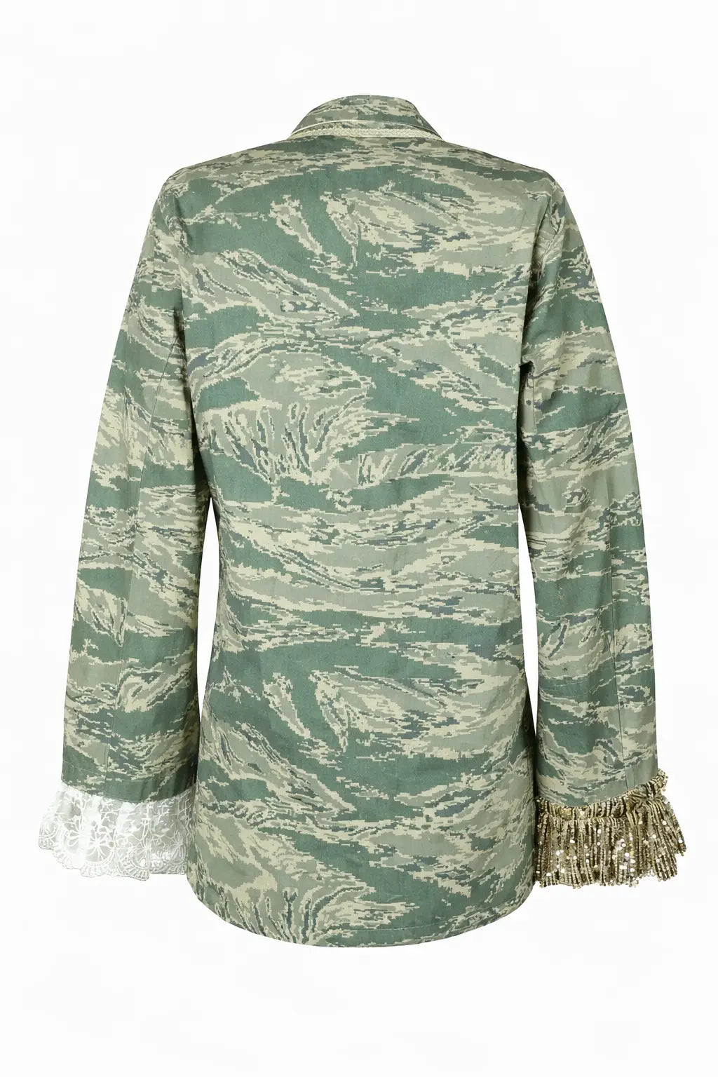 Military Glam Air Force Jacket - Upcycling-Unikat