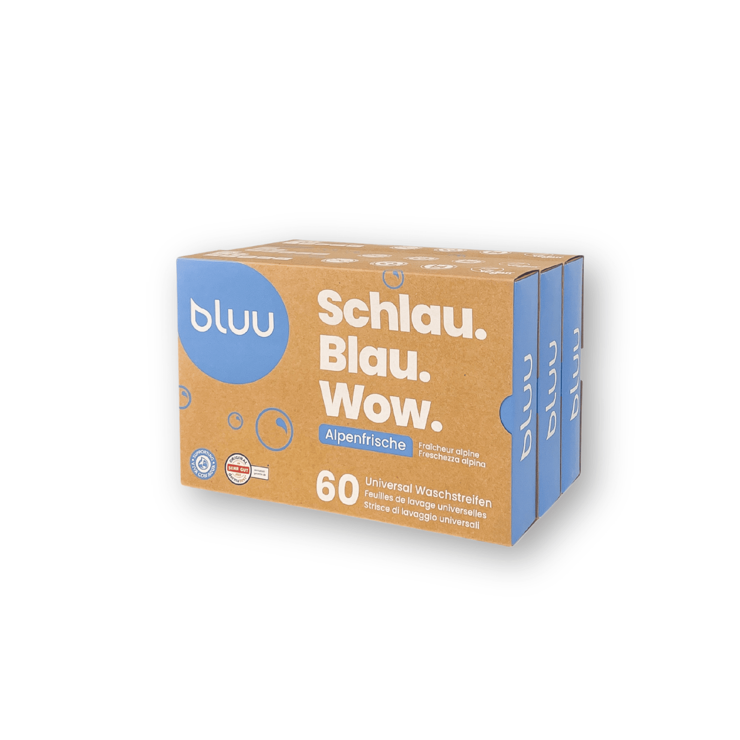 bluu Waschstreifen