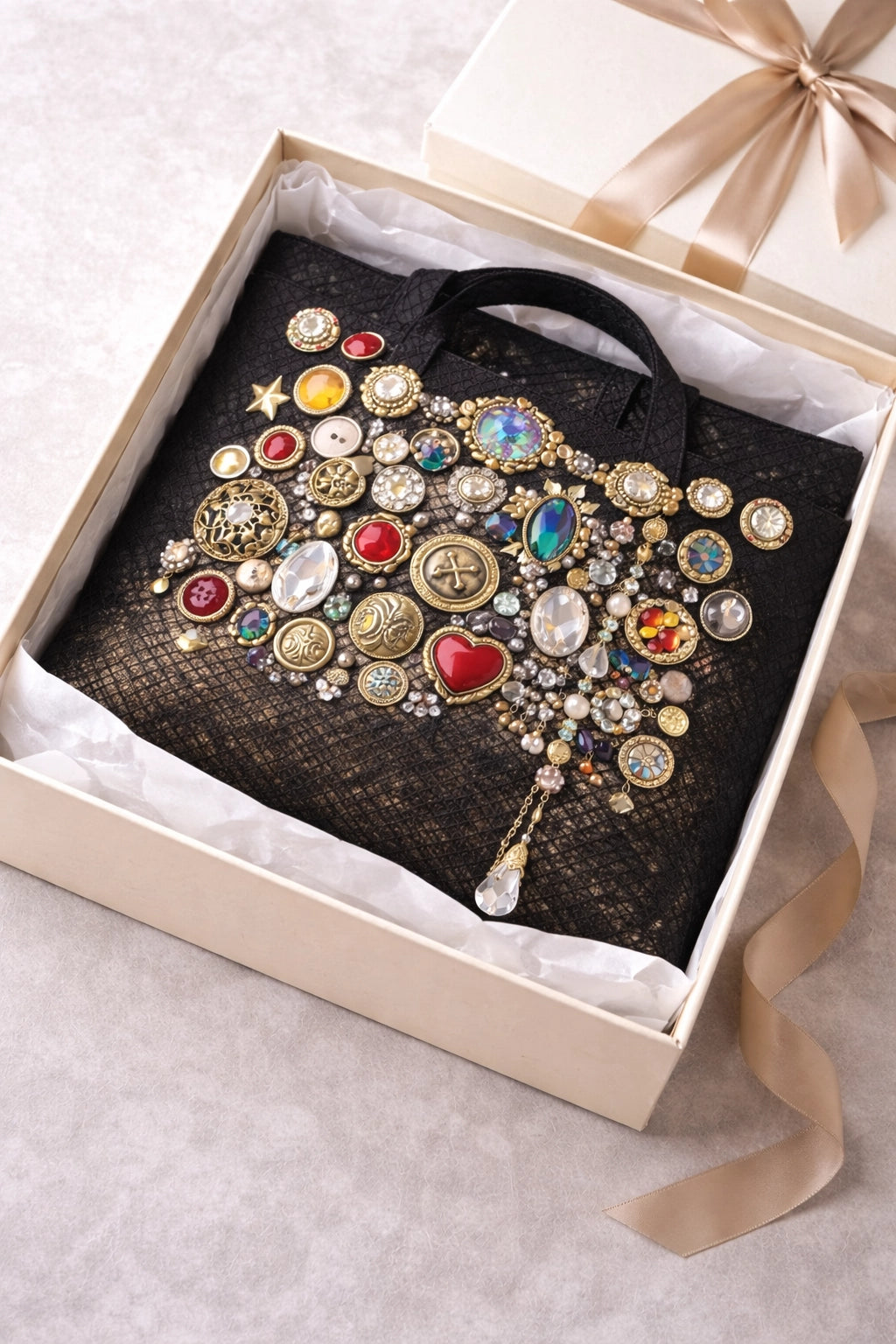 Schmucktasche - Handgefertigtes Unikat Made in Italy