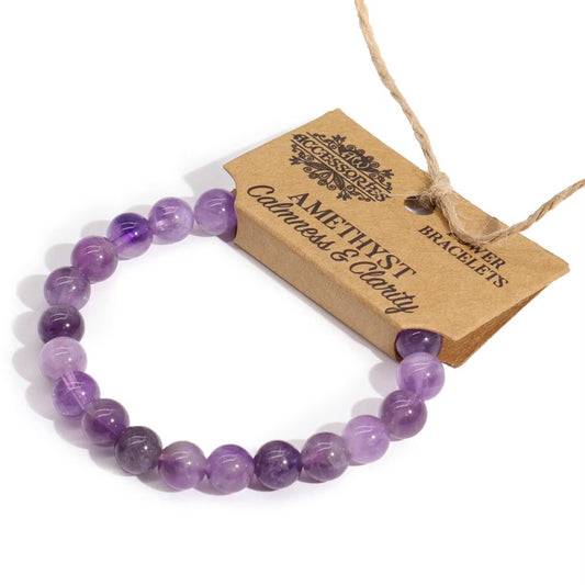 Kraftarmband aus Amethyst – Ruhe und Klarheit