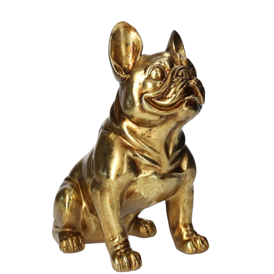 Goldener Batdog H 32 x 30 x 18 cm
