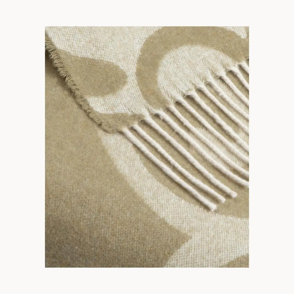 Super Soft Babele Arabesque - Baumwollplaid golden