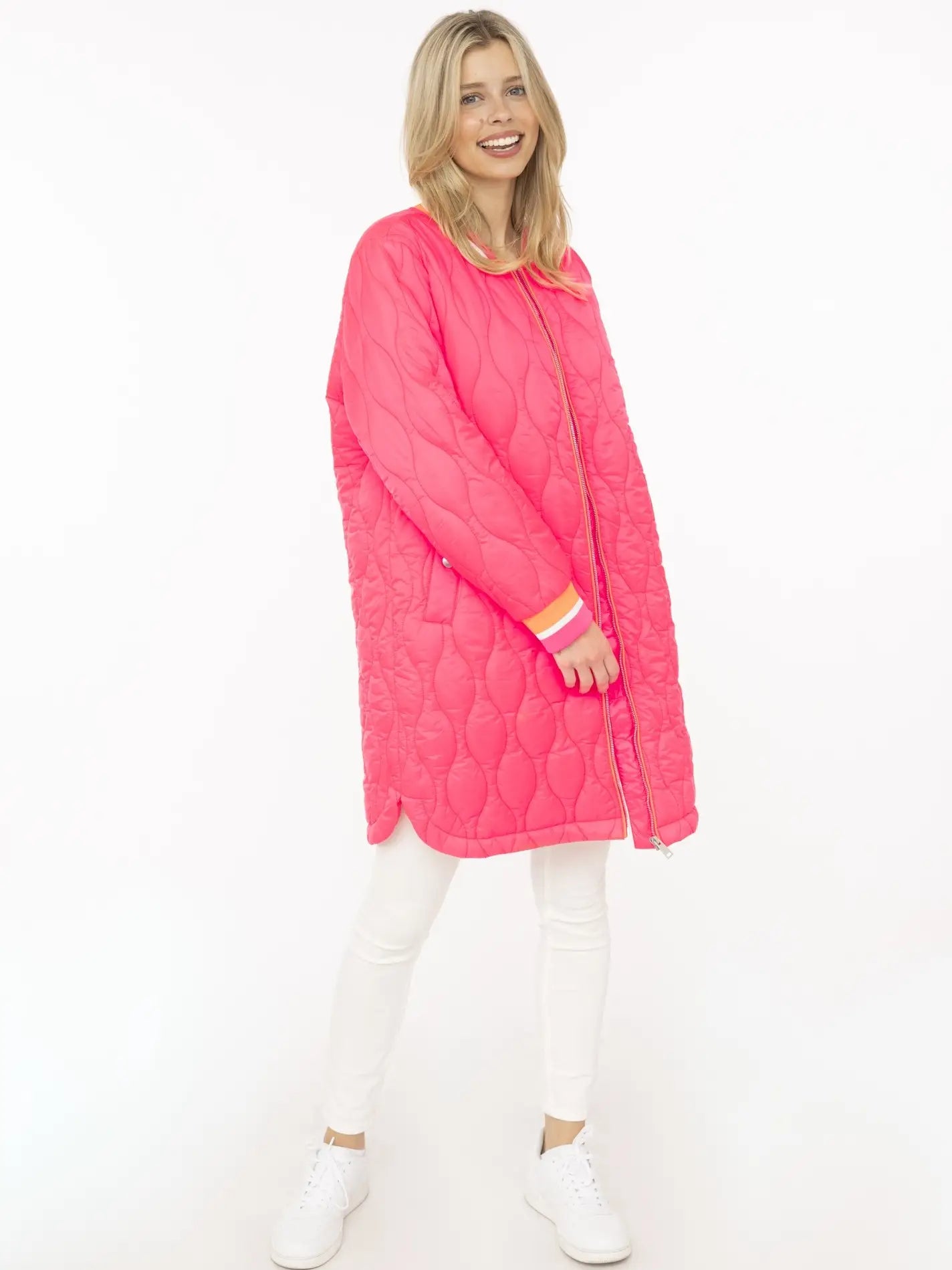 Bombermantel "Shine Hope Smile" pink
